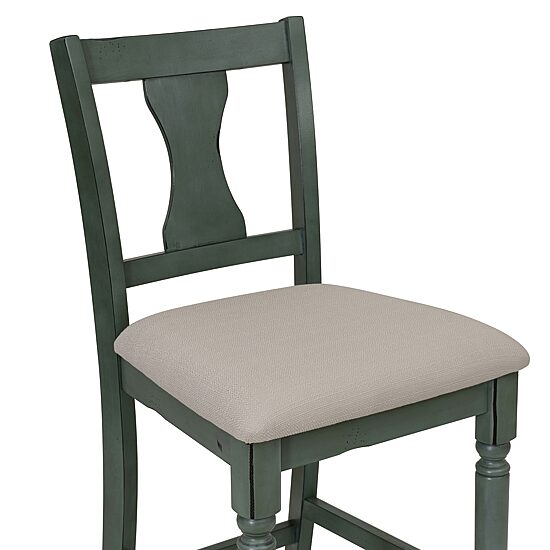 Linon Theona Teal Counter Stool