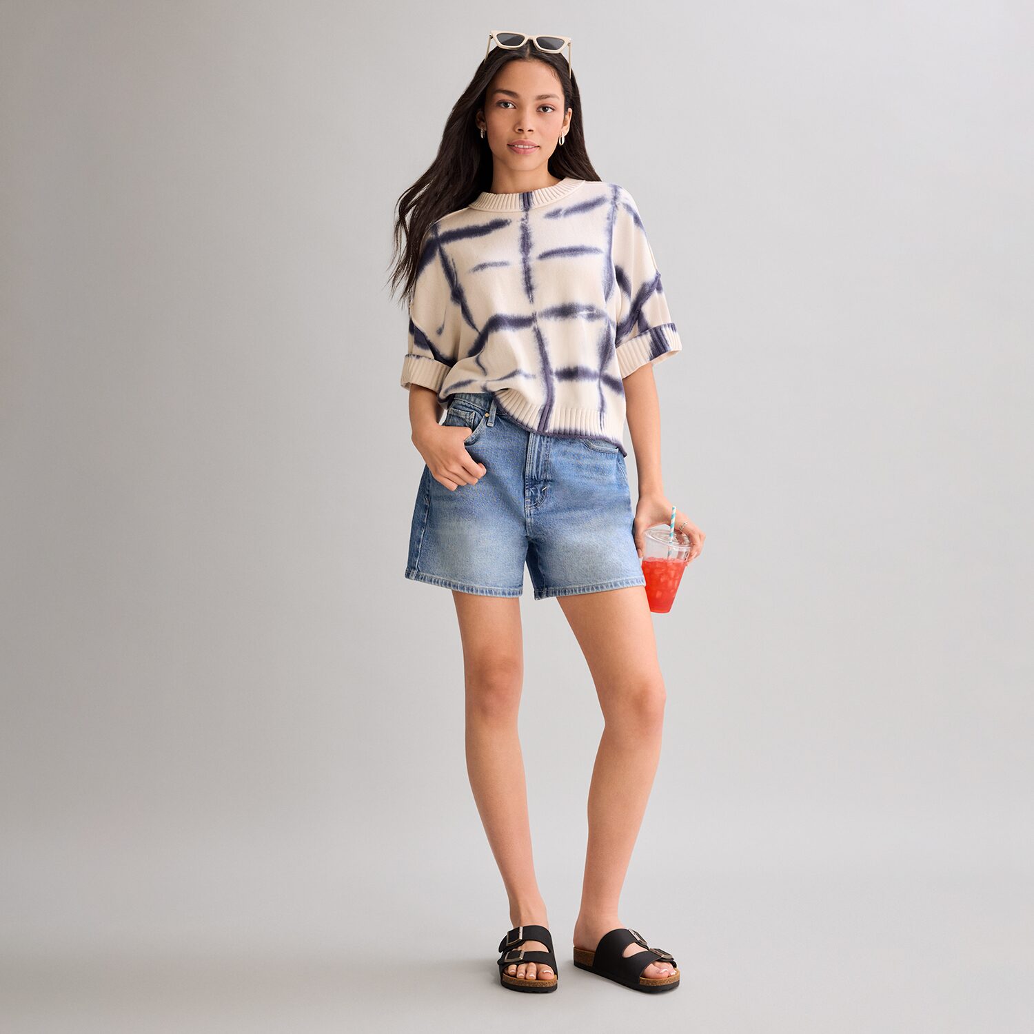 a.n.a A-Line Womens Highest Rise 5" Denim Short