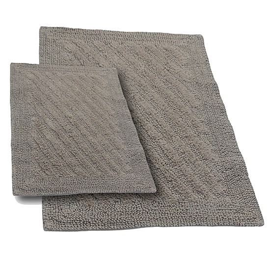 Castle Hill London Shooting Star Reversible 2-pc. Bath Rug Set