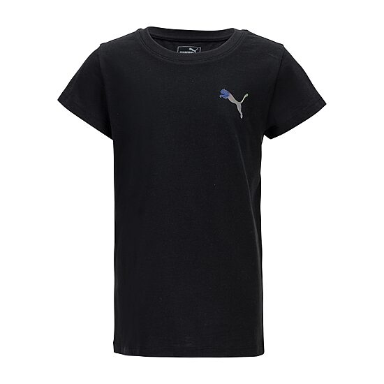 PUMA Big Kid Girls Crew Neck Short Sleeve Regular Fit Graphic T-Shirt