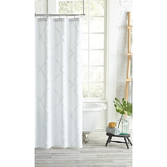 CHF Lattice Shower Curtain