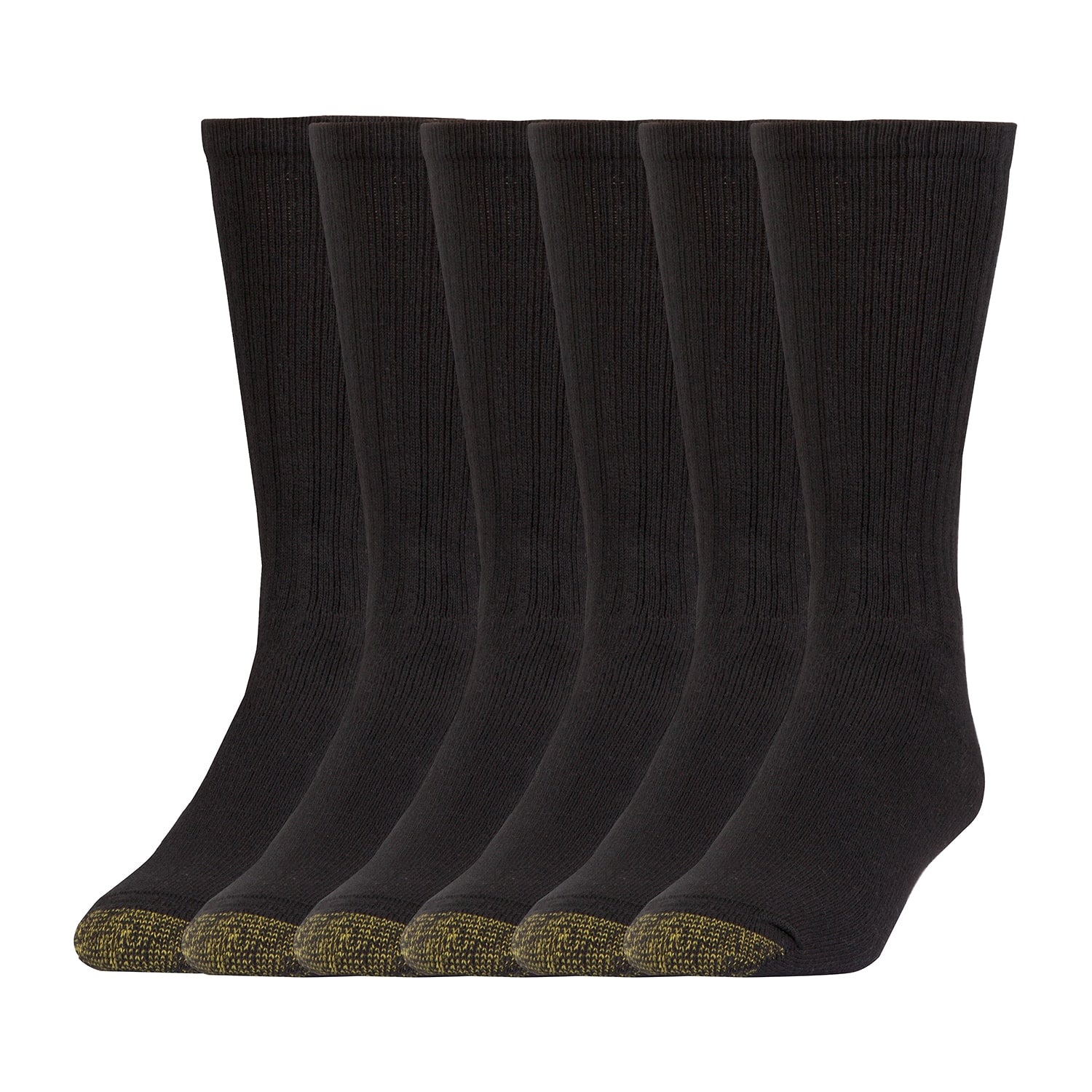 Gold Toe Harrington Mens 6 Pair Crew Socks