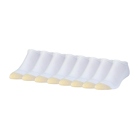 Gold Toe Athletic Sport Bonus Pack Mens Multi-Pack 8 Pair No Show Socks