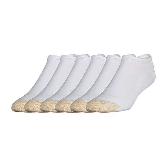 Gold Toe Athletic Sport Mens Multi-Pack 6 Pair Big and Tall No Show Socks