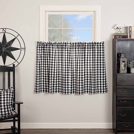Vhc Brands Annie Check 2-pc. Rod Pocket Window Tier