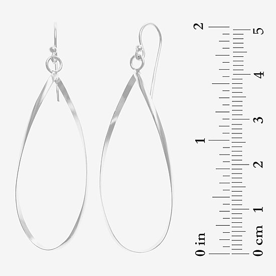Silver Treasures Sterling Silver Drop Earrings
