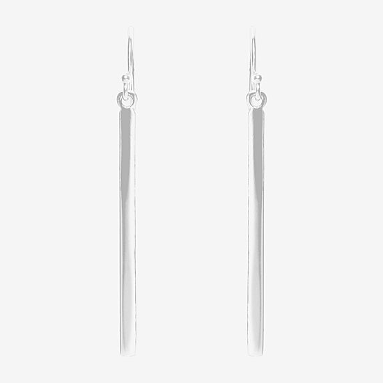 Silver Treasures Sterling Silver Drop Earrings