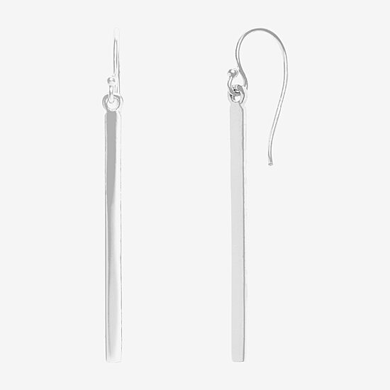 Silver Treasures Sterling Silver Drop Earrings