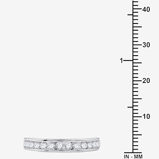 (G-H / Si2-I1) Womens 2 1/2 CT. T.W. Lab Grown White Diamond 10K Gold Side Stone Bridal Set