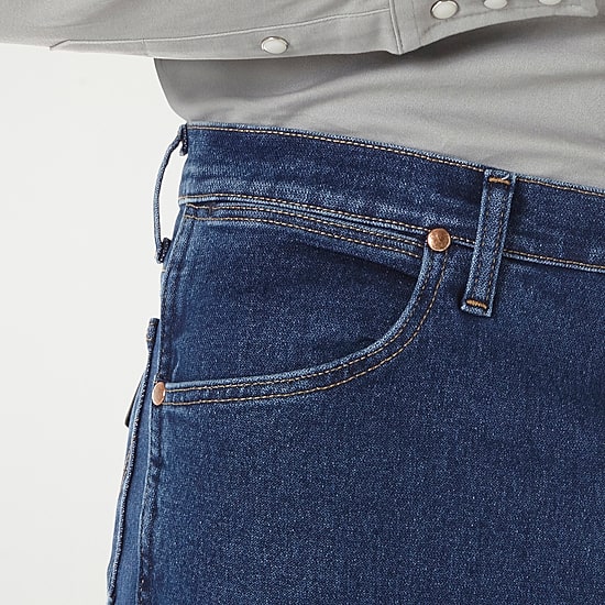 Wrangler Mens Cowboy Cut Stretch Fabric Slim Fit Jean