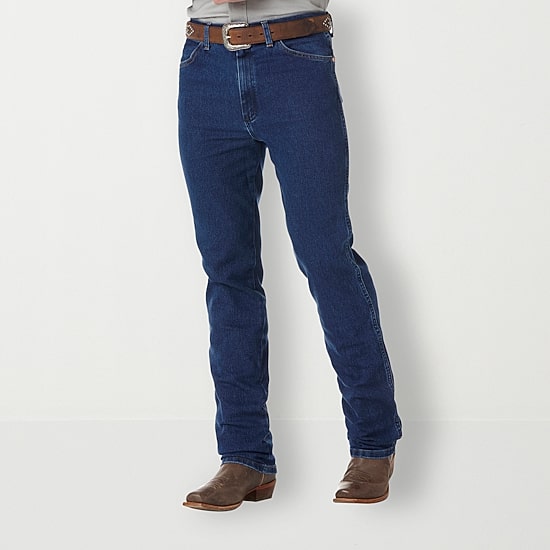 Wrangler Mens Cowboy Cut Stretch Fabric Slim Fit Jean