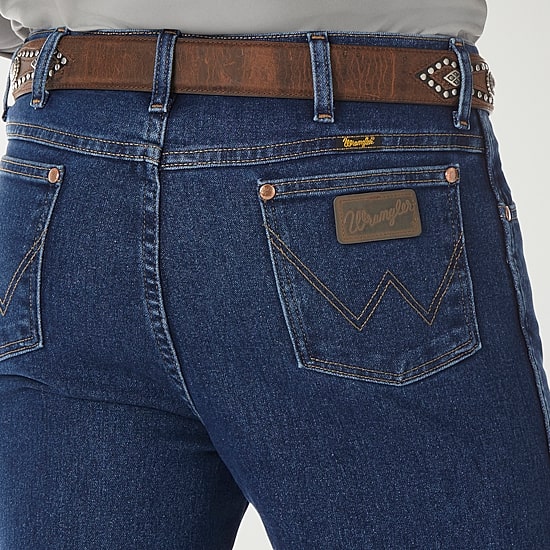 Wrangler Mens Cowboy Cut Stretch Fabric Slim Fit Jean