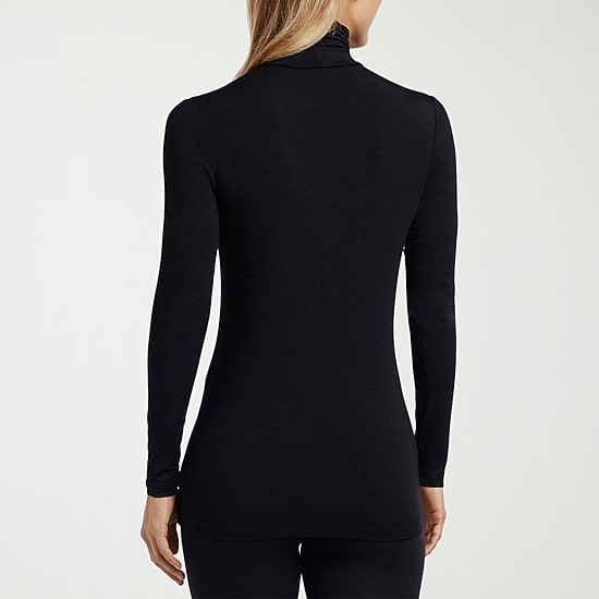 Cuddl Duds Womens Softwear Turtleneck Long Sleeve Thermal Shirt