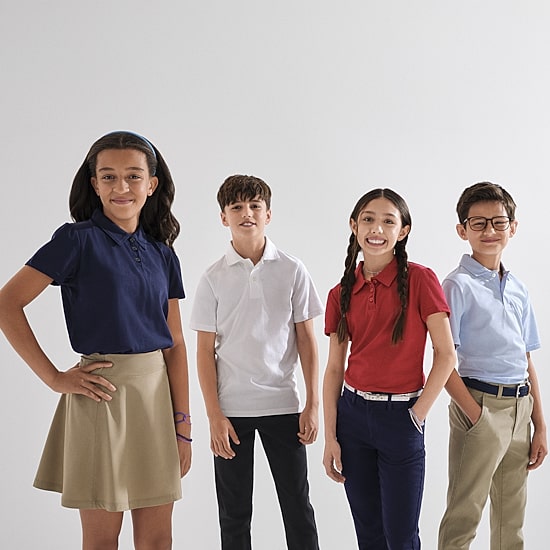 Thereabouts Little & Big Kid Girls Short Sleeve Regular Fit Polo Shirt