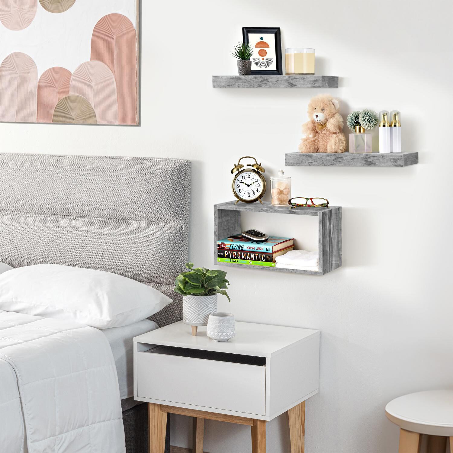 Sorbus Variety 3-Shelf Shelf with Baskets