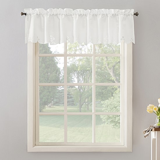 No 918 Millie Rod Pocket Scallop Valance