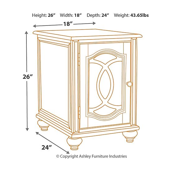 Signature Design by Ashley Realyn Chairside End Table