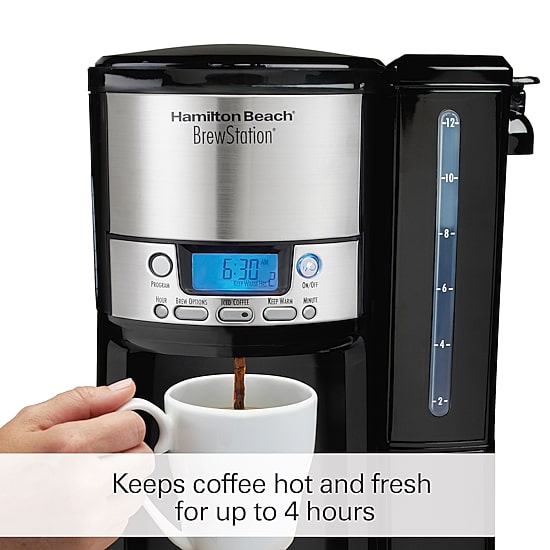 Hamilton Beach® 12-Cup BrewStation® Dispensing Coffee Maker with Removable Reservoir