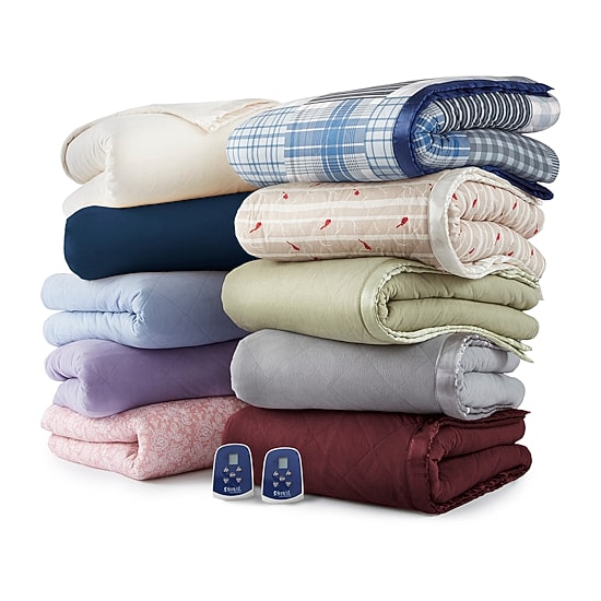 Micro Flannel Heated Electric Midweight Blanket