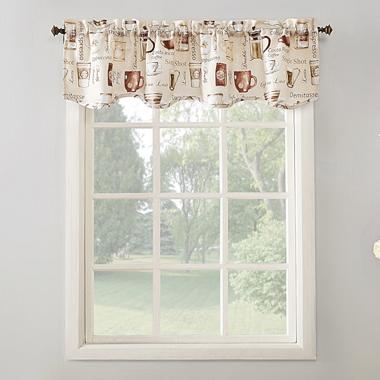 No 918 Berkley Kitchen Rod Pocket Scallop Valance