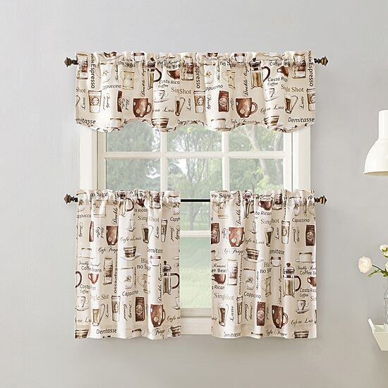 No 918 Berkley Kitchen Rod Pocket Scallop Valance