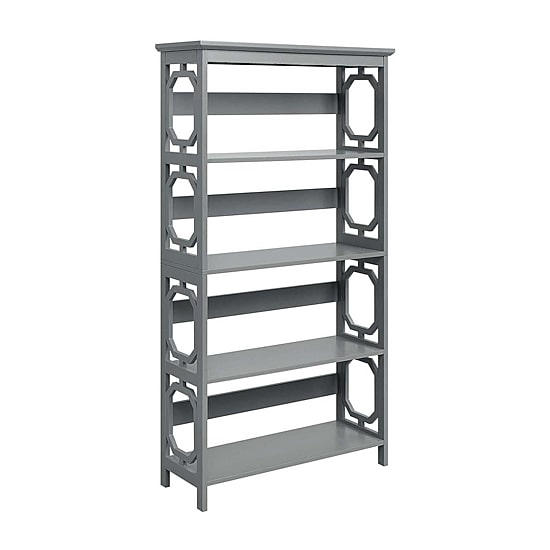 Convenience Concepts Omega Office + Library Collection 5-Shelf Bookcase