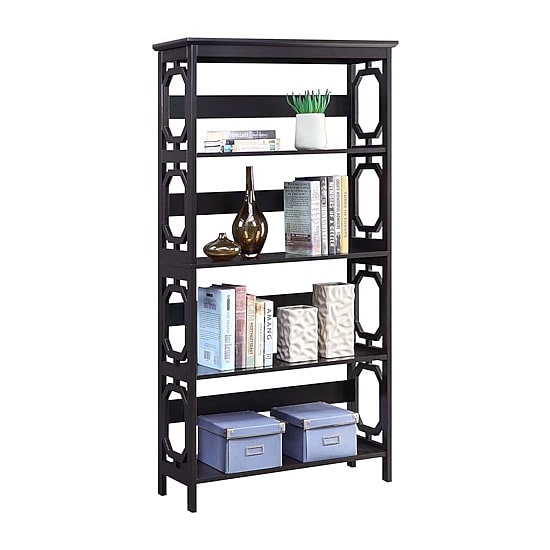 Convenience Concepts Omega Office + Library Collection 5-Shelf Bookcase