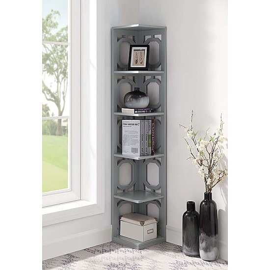 Convenience Concepts Omega Office And Library Collection 5-Shelf Bookcase