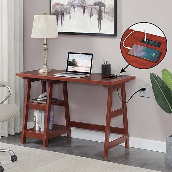 Convenience Concepts Designs2go Office And Library Collection Writing Desk