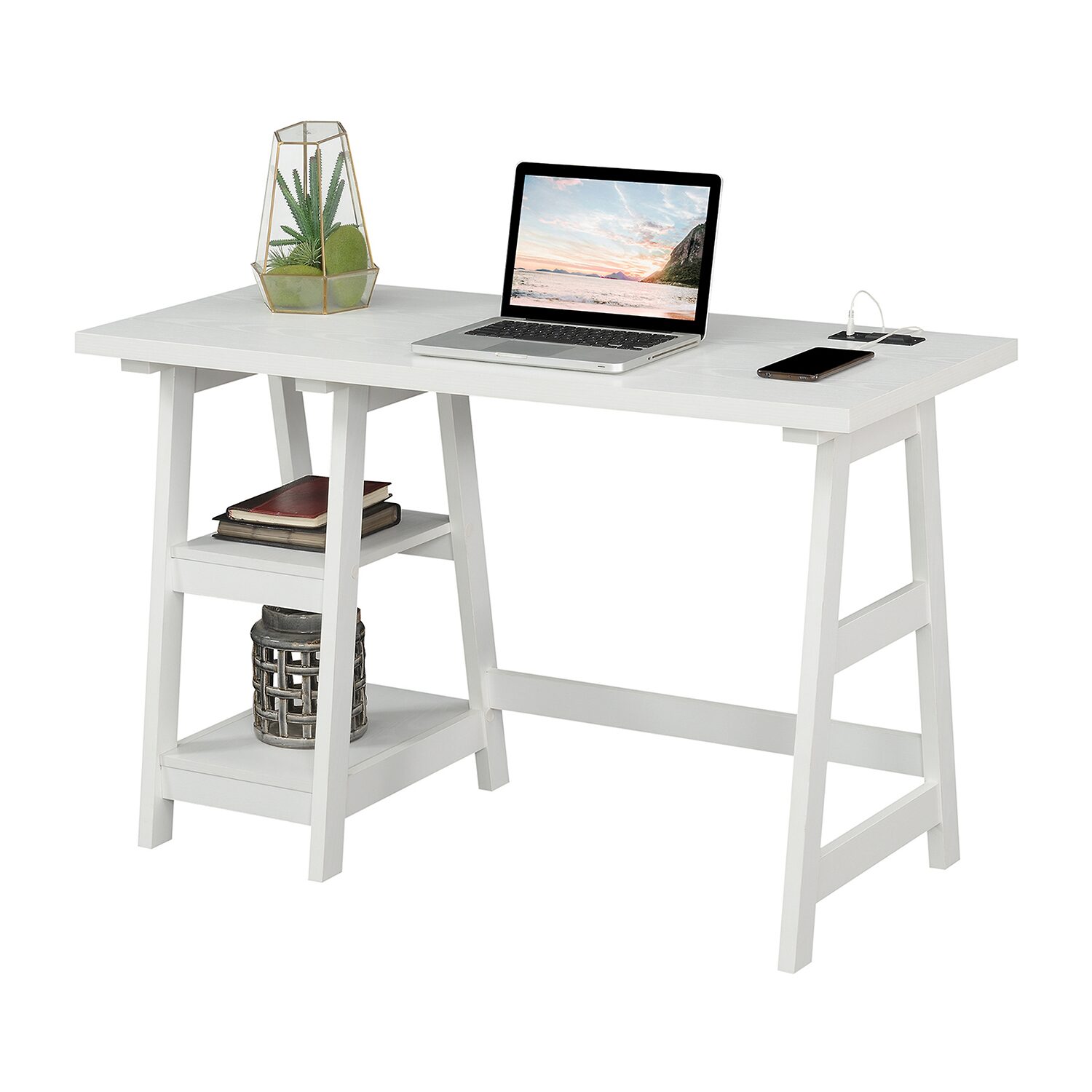 Convenience Concepts Designs2go Office And Library Collection Writing Desk