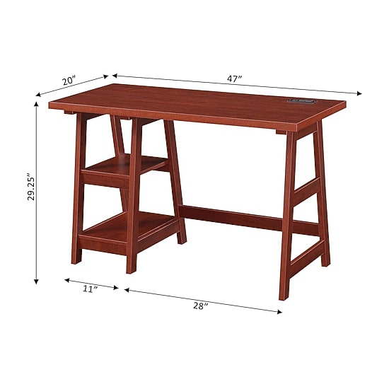 Convenience Concepts Designs2go Office And Library Collection Writing Desk