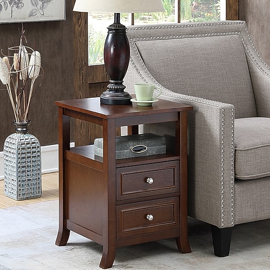 Melbourne 2-Drawer Storage End Table