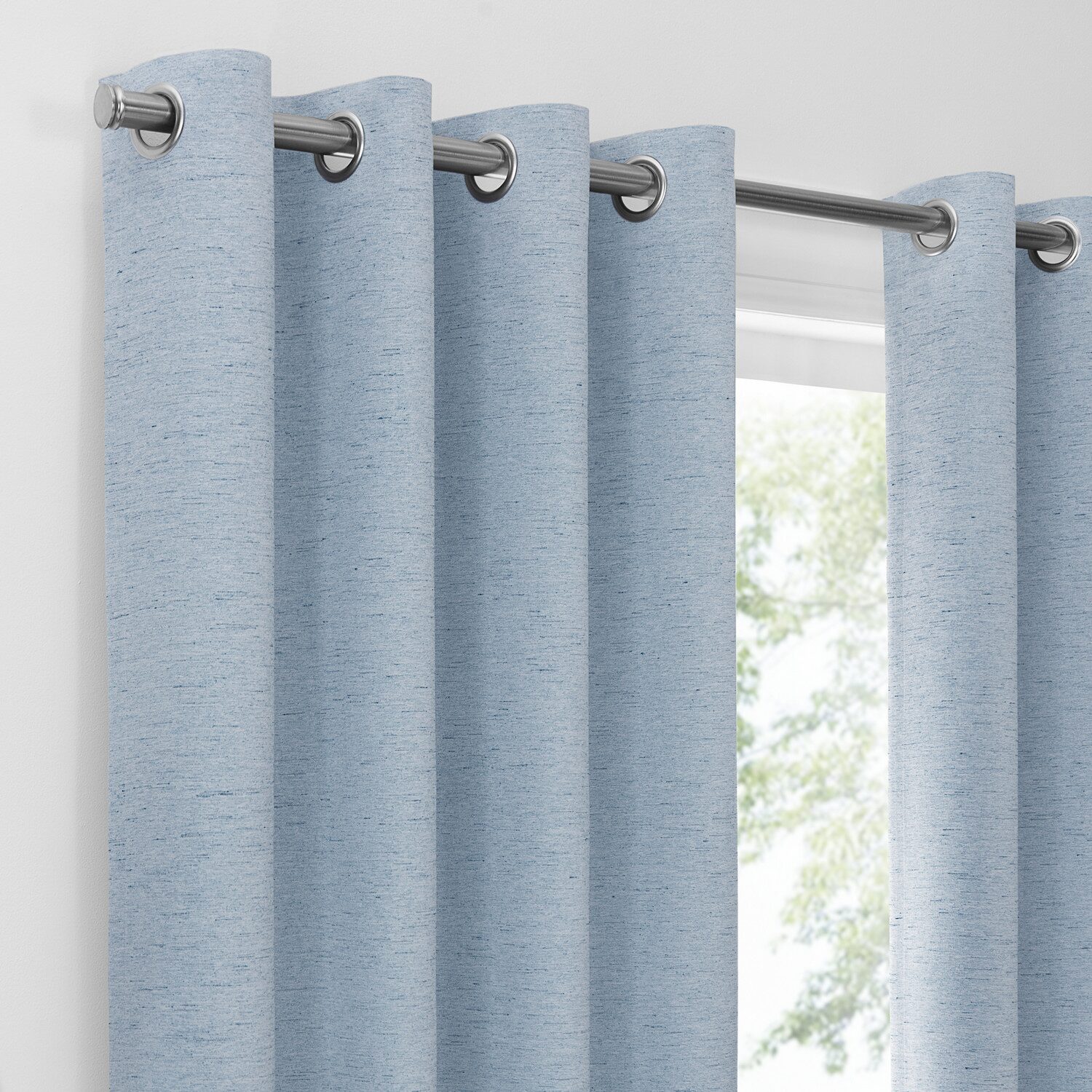 Eclipse Lawson Grommet Top Energy Saving Blackout Single Curtain Panel