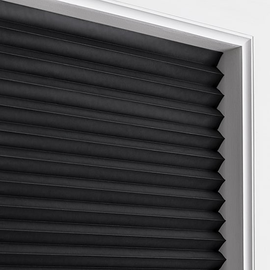 Eclipse 2pk Paper Cordless Blackout Pleated Shade