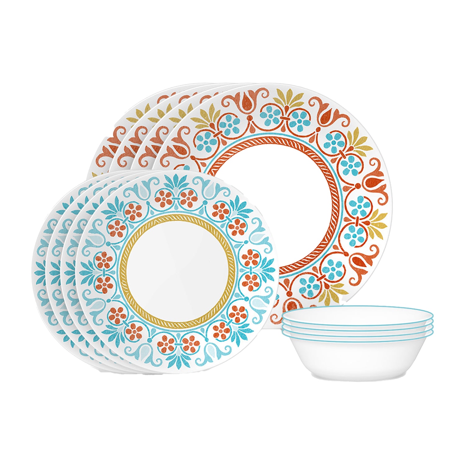 Corelle Global Collection Terracotta Dreams 12-pc. Glass Dinnerware Set