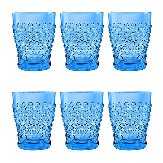 ABODE HOMEWARES Hobnail 6-pc. Drinkware Set