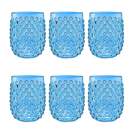 ABODE HOMEWARES Hobnail 6-pc. Drinkware Set