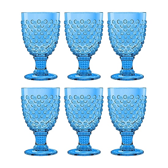 ABODE HOMEWARES Hobnail 6-pc. Drinkware Set