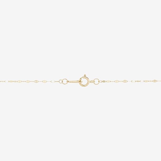Gold Addiction Lariat Style Womens 14K Gold 18 Inch Y Necklace