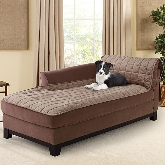 Sure Fit Deluxe Pet Chaise Furniture Sofa Protector