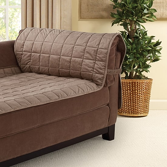 Sure Fit Deluxe Pet Chaise Furniture Sofa Protector