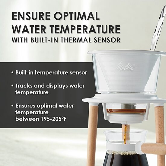 Melitta Smart Pour-Over 2-Cup Pour Over Coffee Maker