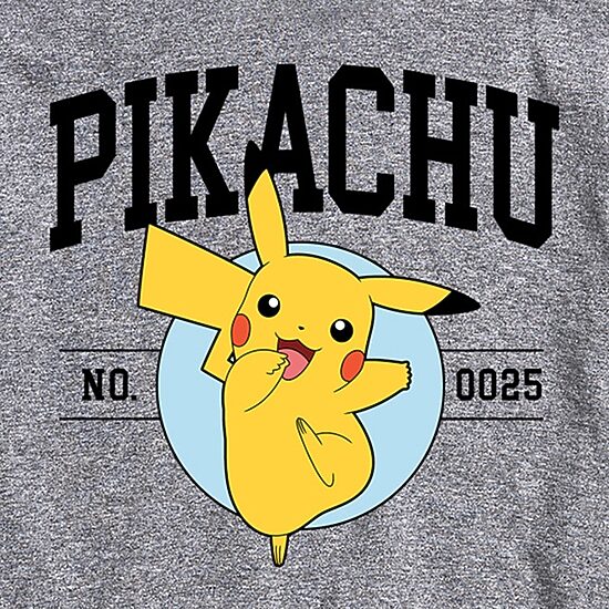 Womens Juniors Crew Neck Short Sleeve Regular Fit Pokemon Graphic T-Shirt
