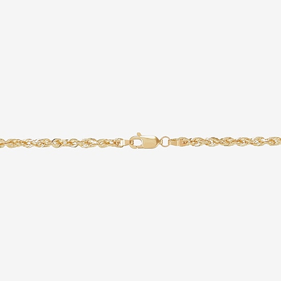 14K Gold Glitter Rope 20-24" 3mm Chain