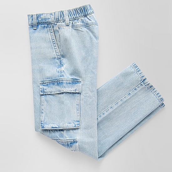 Thereabouts Little & Big Kid Boys Adaptive Cargo Straight Leg Jean