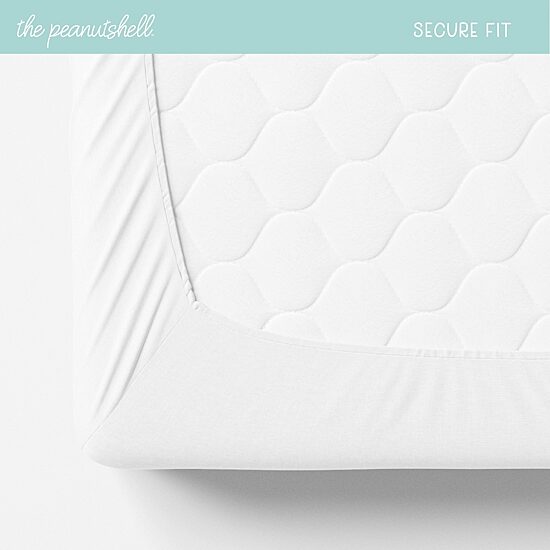 The Peanutshell Caramel Safari Organic Cotton Jersey 4-pc. Bassinet Sheet