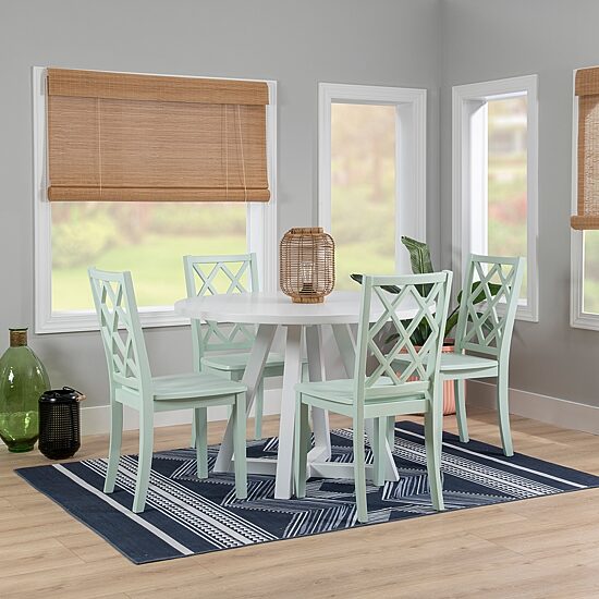 Linon Ternier Round Wood-Top Dining Table