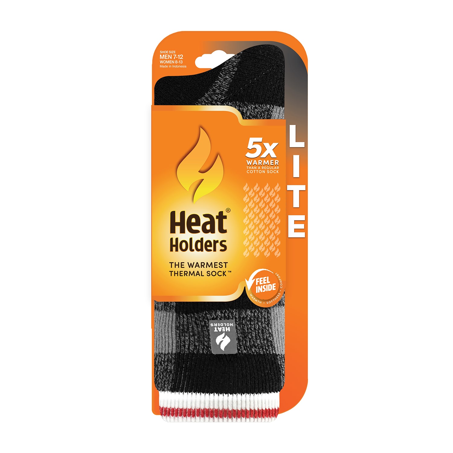 Heat Holders Lite Roy 1 Pair Crew Socks Mens