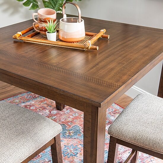 Linon Amaia 5-pc. Counter Height Square Dining Set
