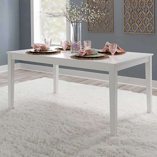 Linon Stansby Rectangular Wood-Top Dining Table